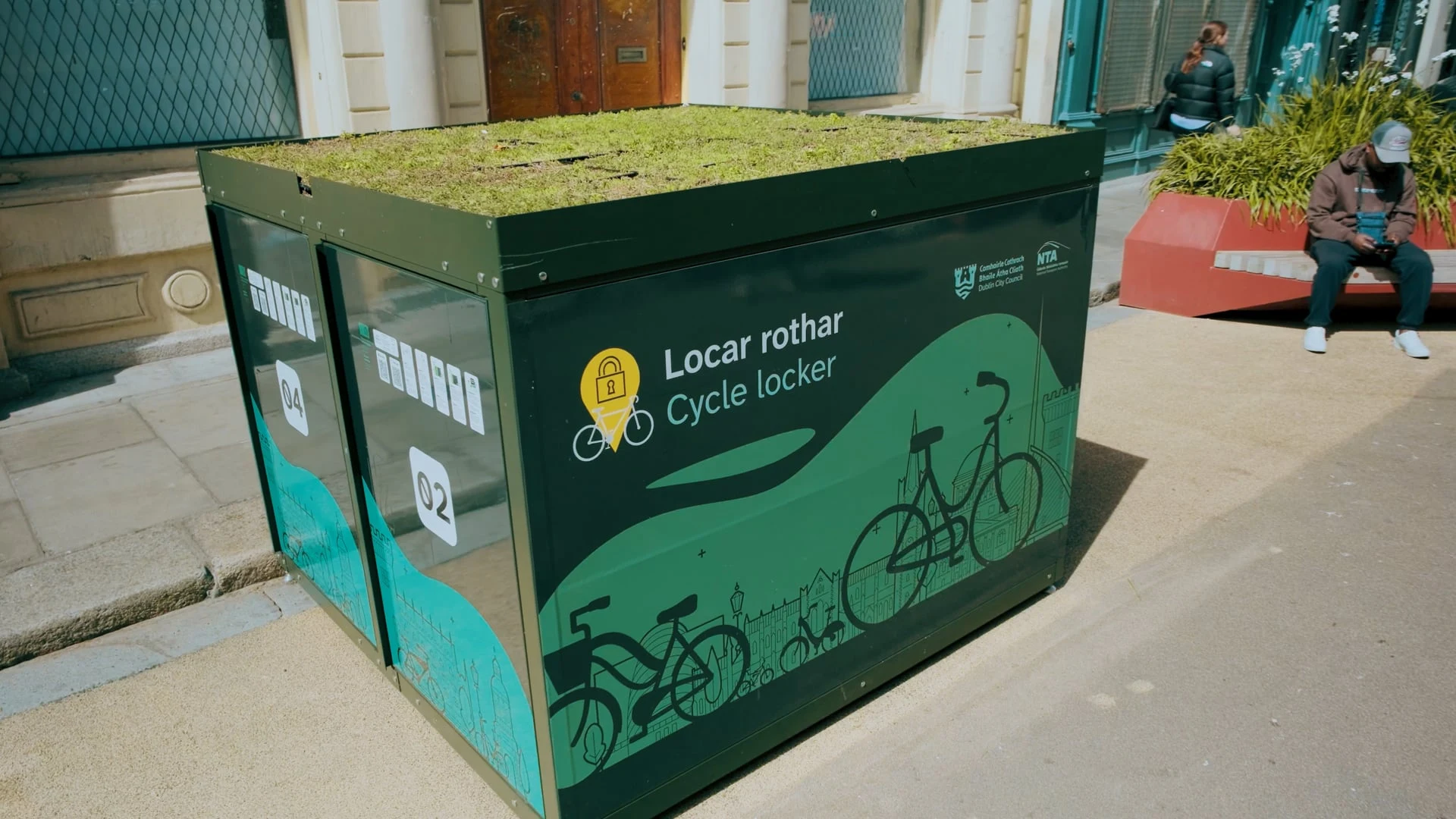 Dublin City Council: Cycle lockers