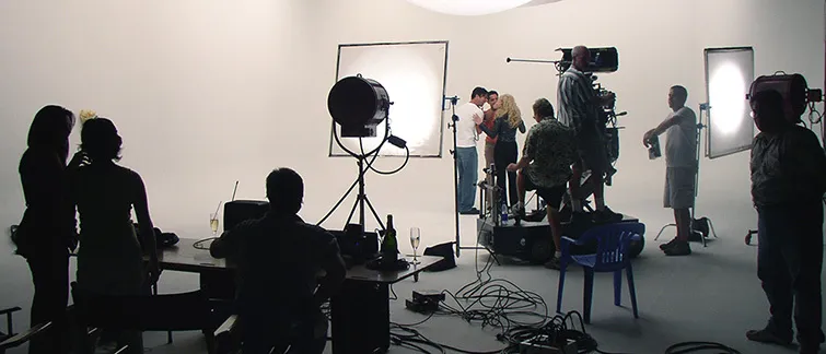 Professional video production creating multiple marketing assets from one shoot
